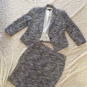 Woven Ann Taylor skirt & blazer set